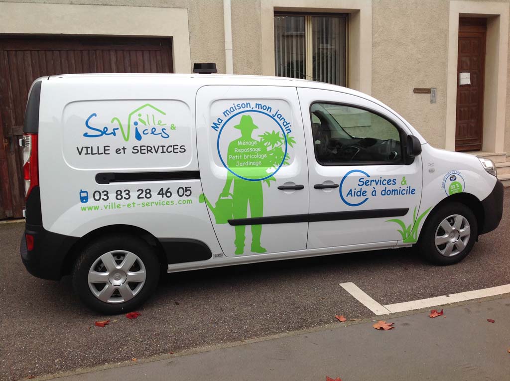 Pub adhésive sur véhicule utilitaire pour V&S id=